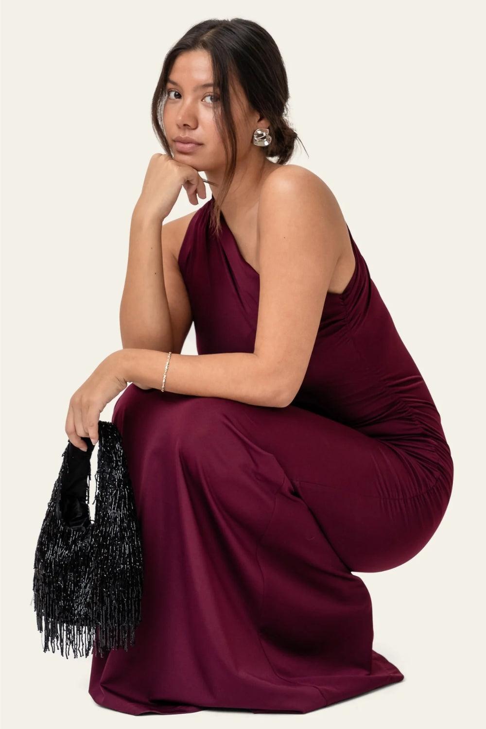 AndreaIC Maxi Dress Bordeaux