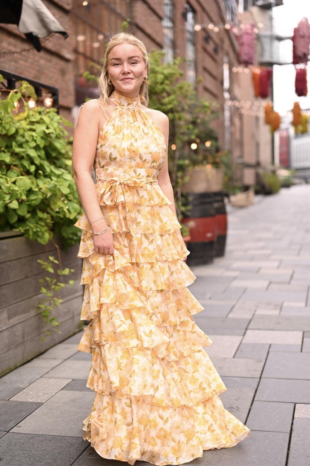 Angel Maxi Dress halterneck Sunlit