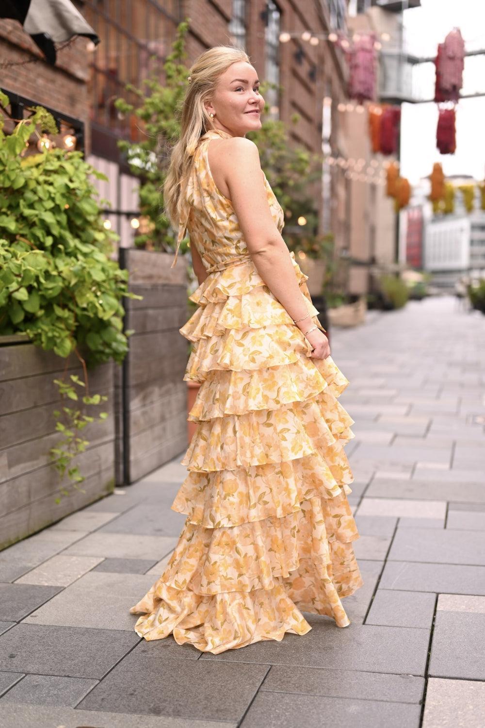 Angel Maxi Dress halterneck Sunlit