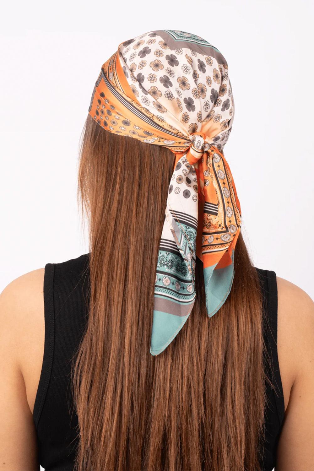 Angela Multi Scarf Orange