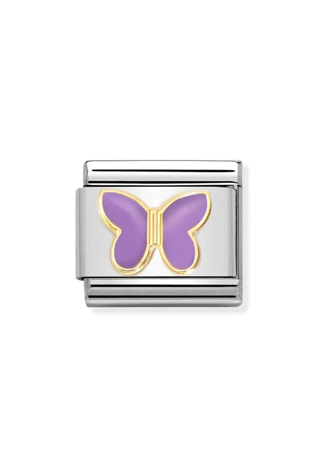 Animals 18k Gold Lilac Butterfly