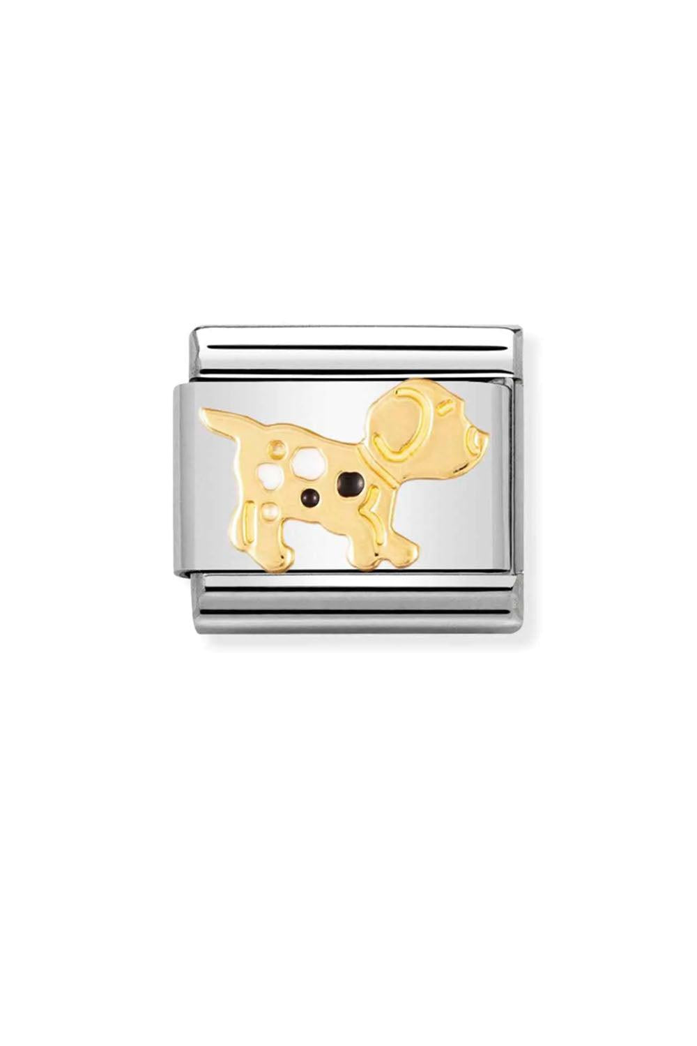 Animals 18k Gold & enamel Dog