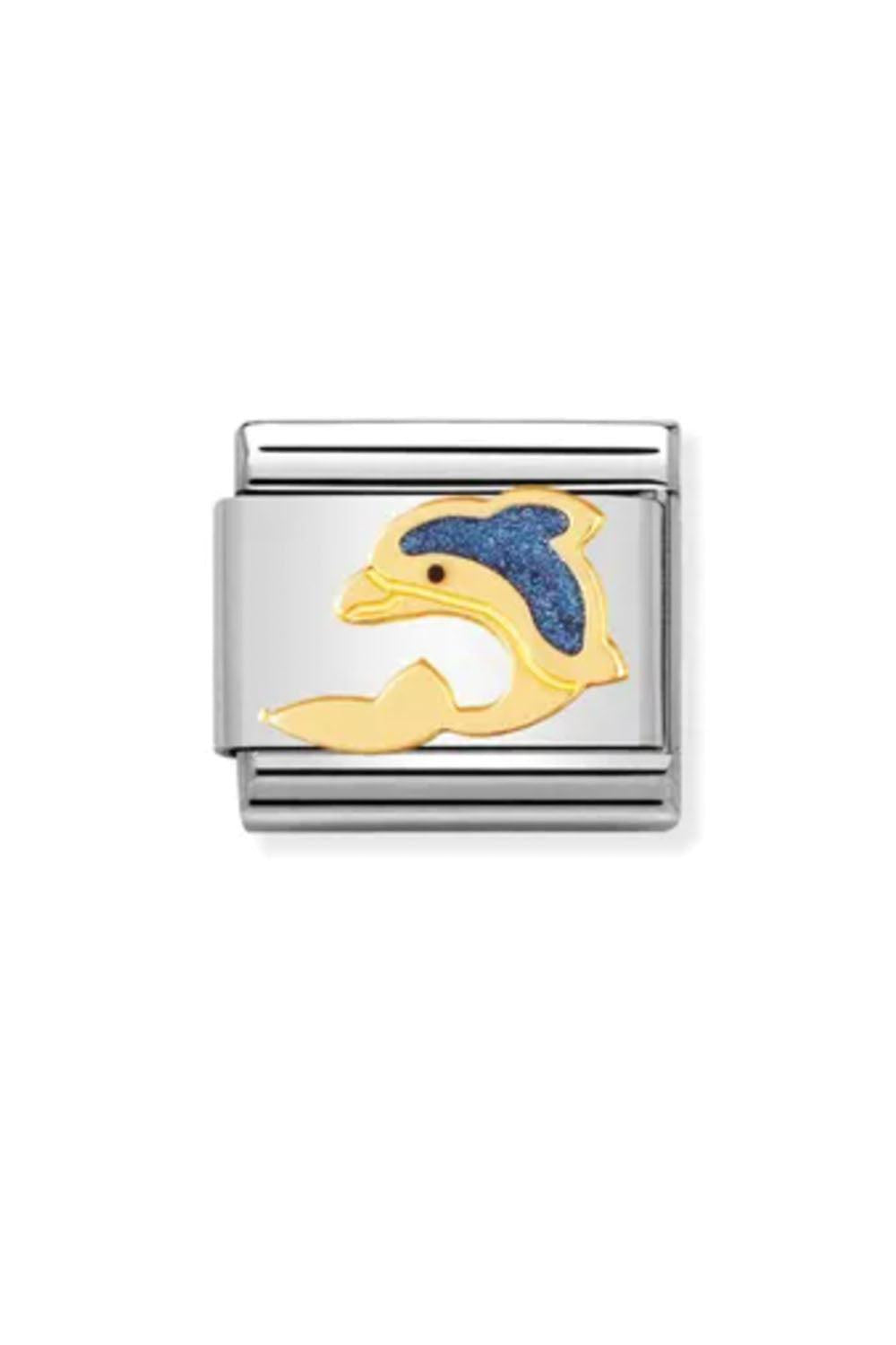 Animals 18k Gold & enamel Dolphine