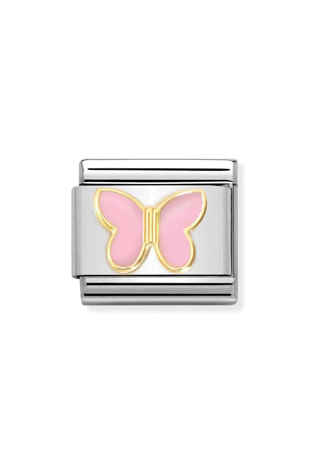 Animals 18k gold Pink Butterfly