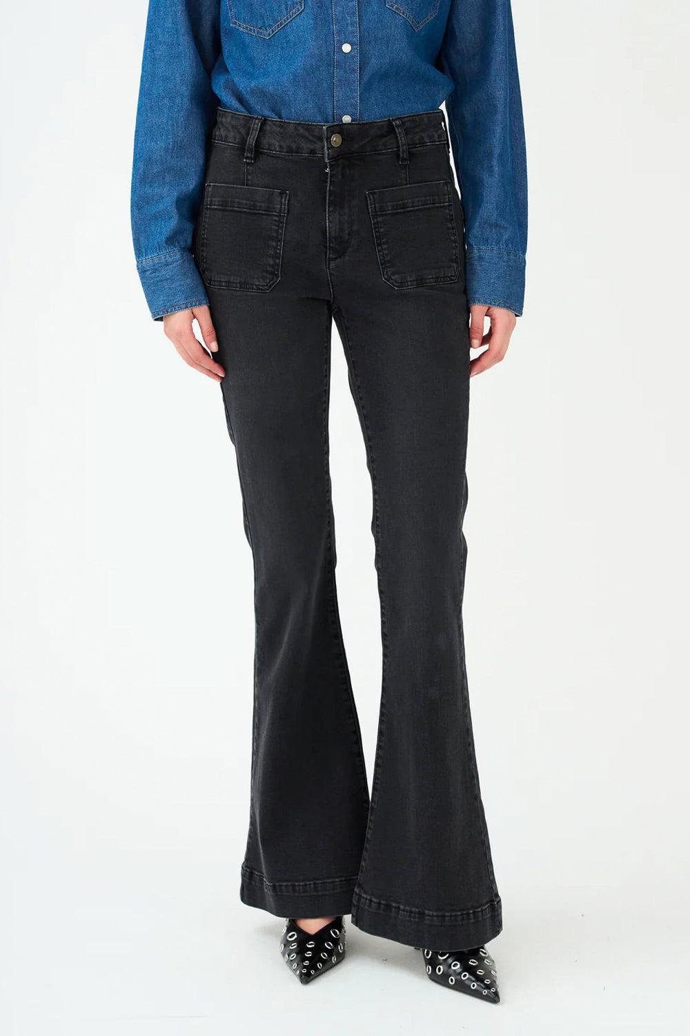 Ann Charlotte Jeans Wash Andora Black 32"