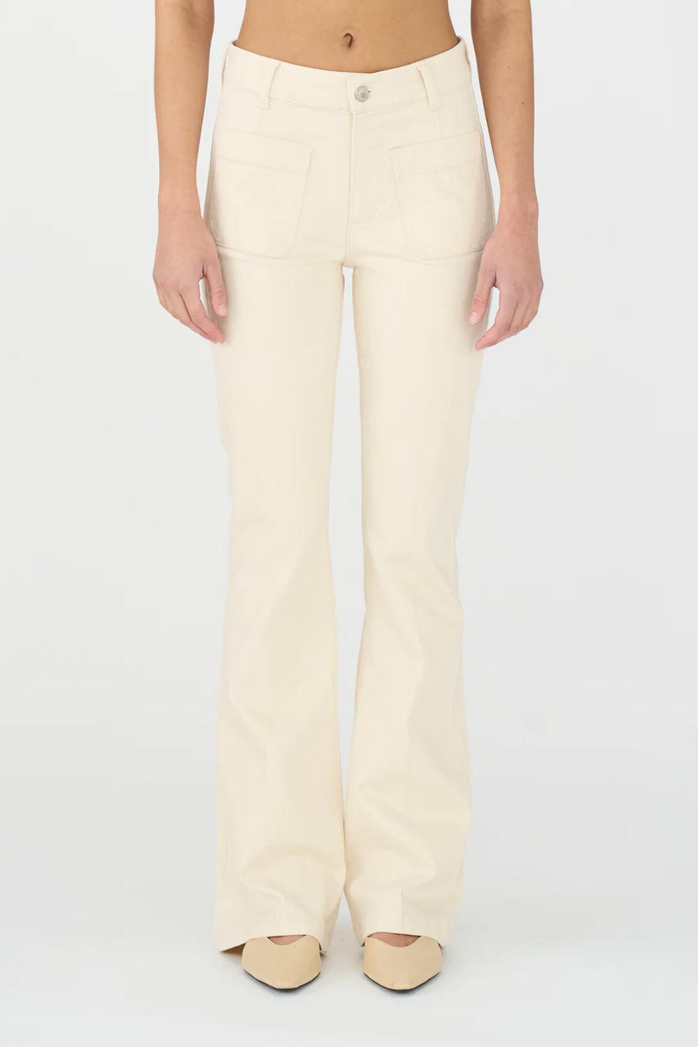 Ann Charlotte Jeans Wash Natural Ecru 32"