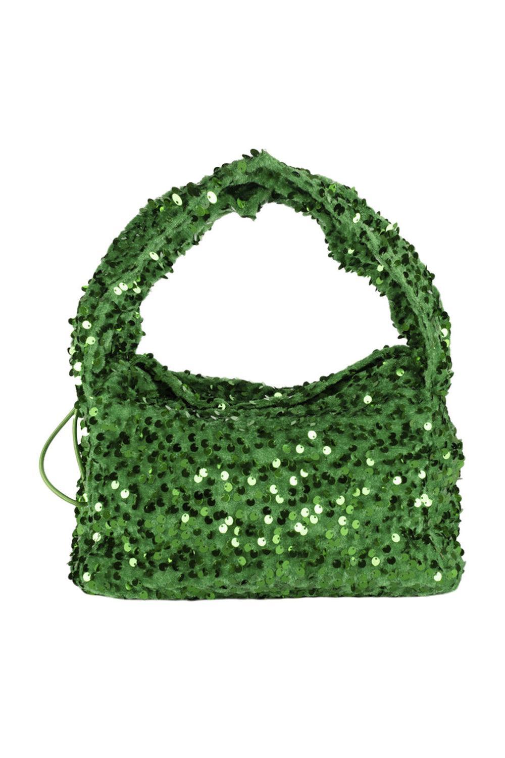 Anne Sequins Bag Green
