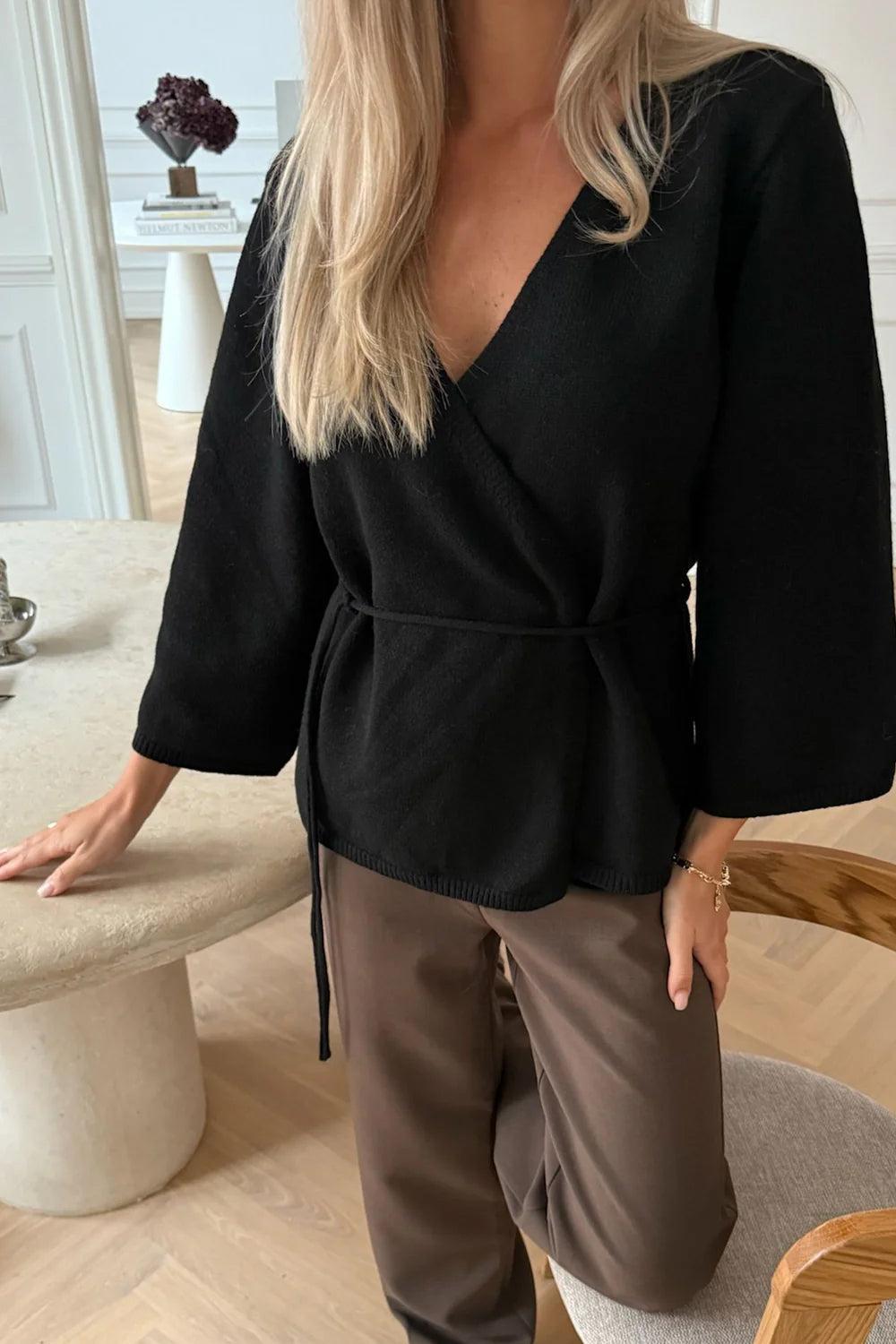 AnneIC Cardigan Black