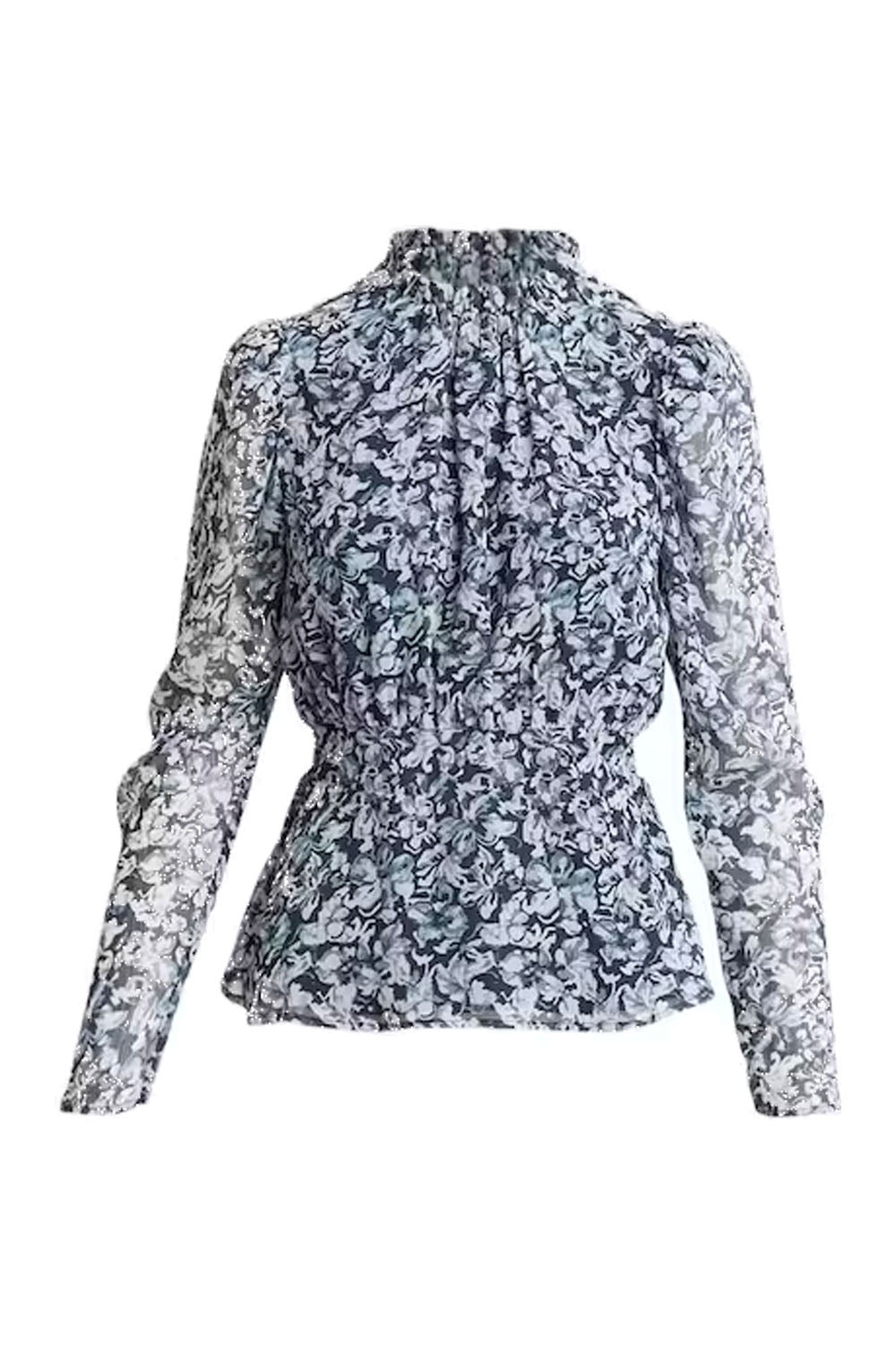 Anneli Blouse Blue Dawn Print