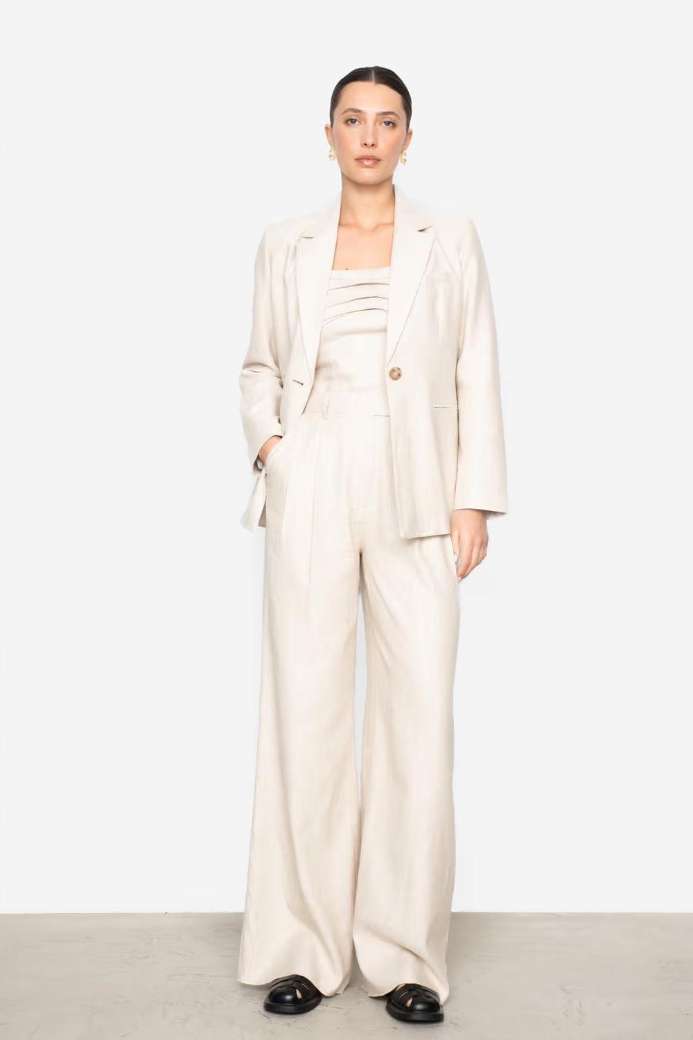 Antonia Blazer Light Sand Melange