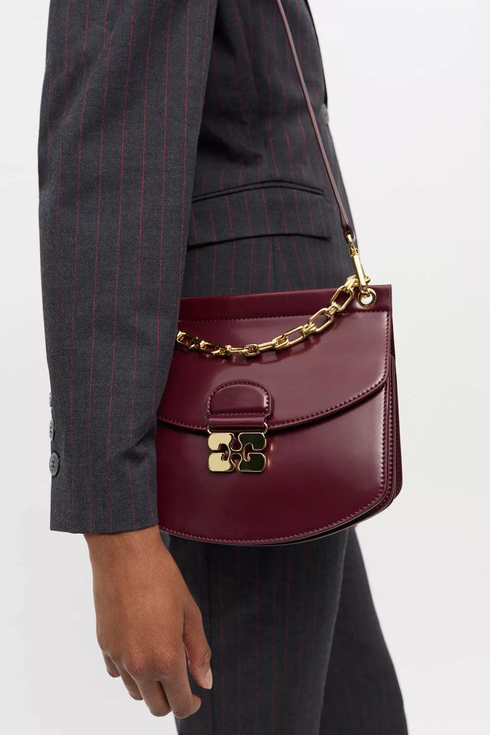 Apo-G Bag Small Box Chain Tawny Port