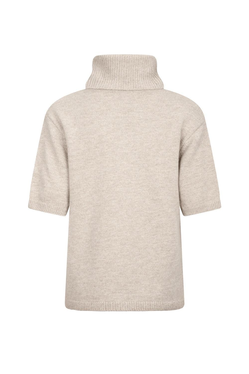 Arwyn SS Turtleneck Sand