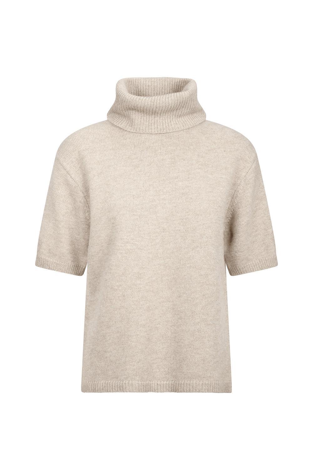 Arwyn SS Turtleneck Sand