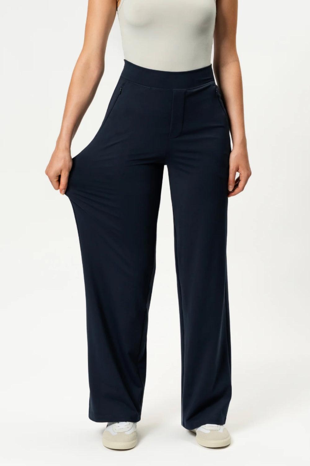 Asana Relaxed Straight Pant Dark Navy 30"