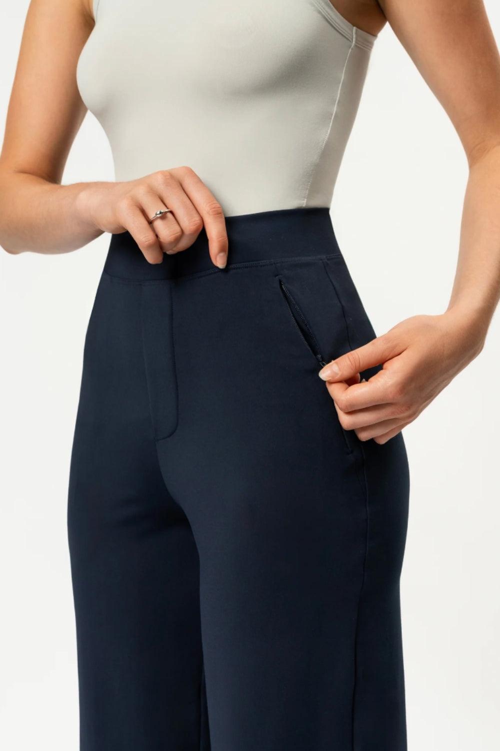 Asana Relaxed Straight Pant Dark Navy 30"