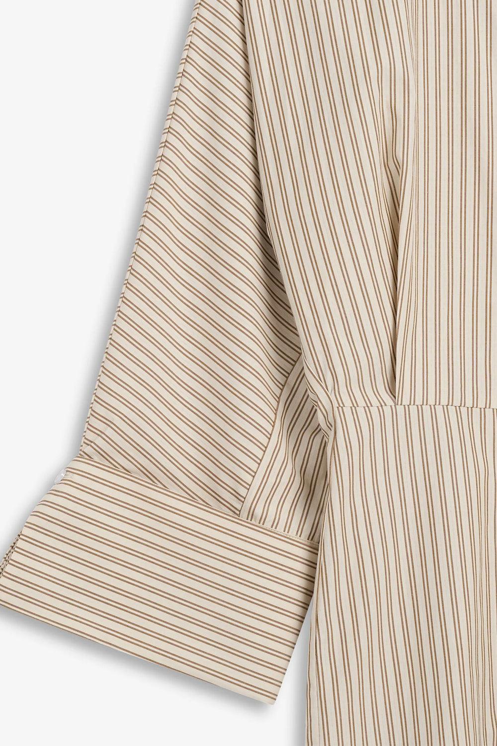 Atari Dress Oat Stripe
