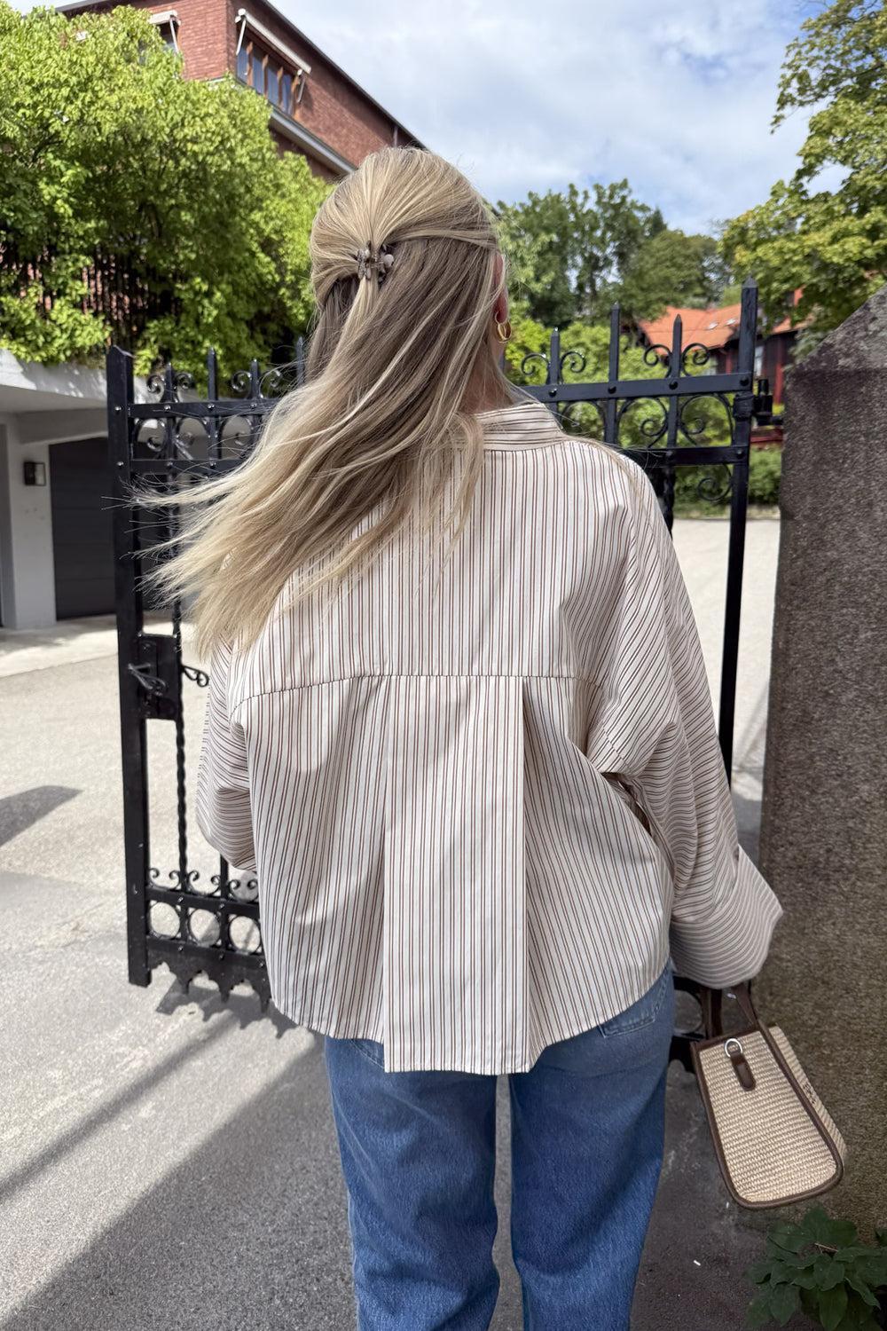 Atari Shirt Oat Stripe