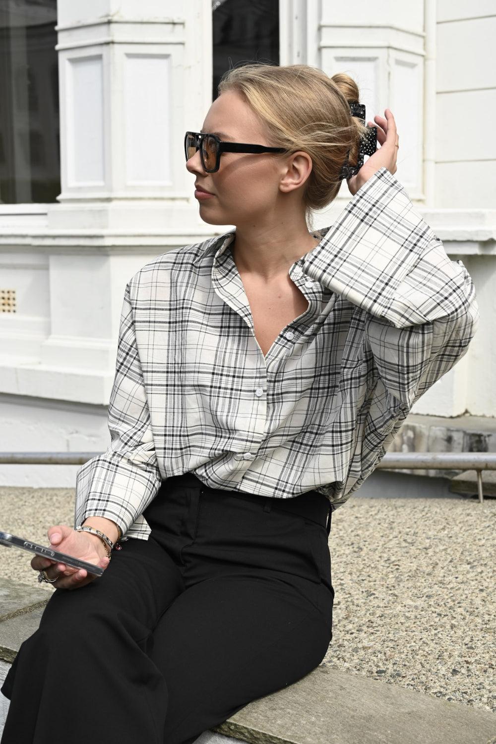 Atari Shirt White Check
