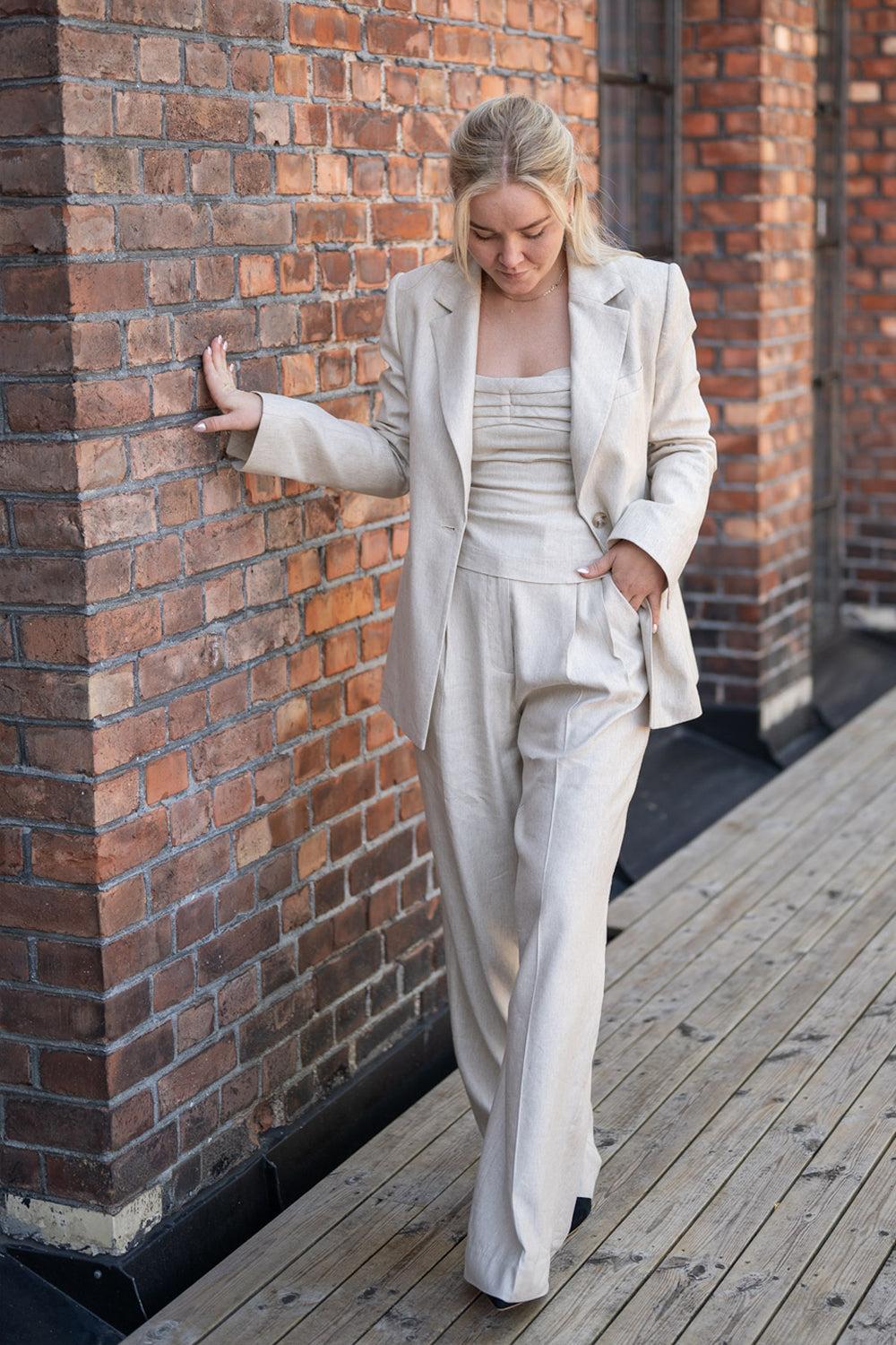 Ava Trousers Light Sand
