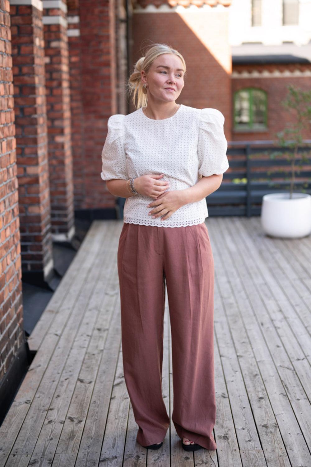 Ava Trousers Terracotta