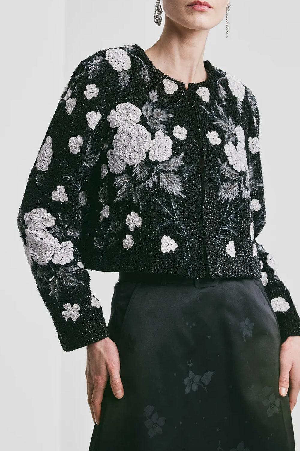 Beaded Cropped Jacket