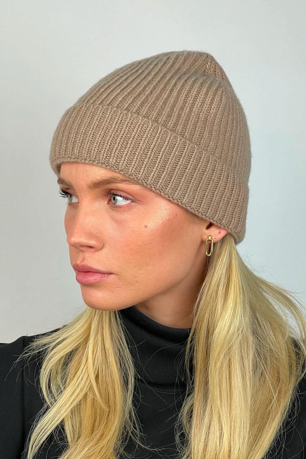 Beanie Merino Wool Taupe