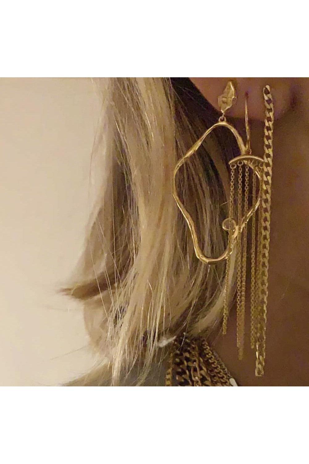 Becca Earrings Gold