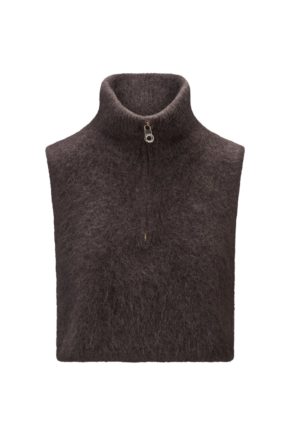 Belinda Chunky High Neck Dark Brown