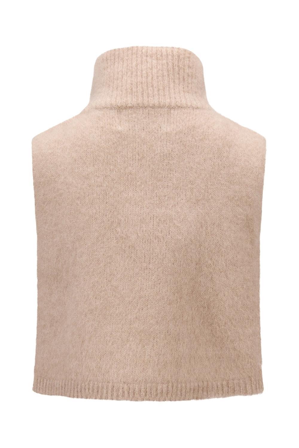 Belinda Chunky High Neck Hazel Beige