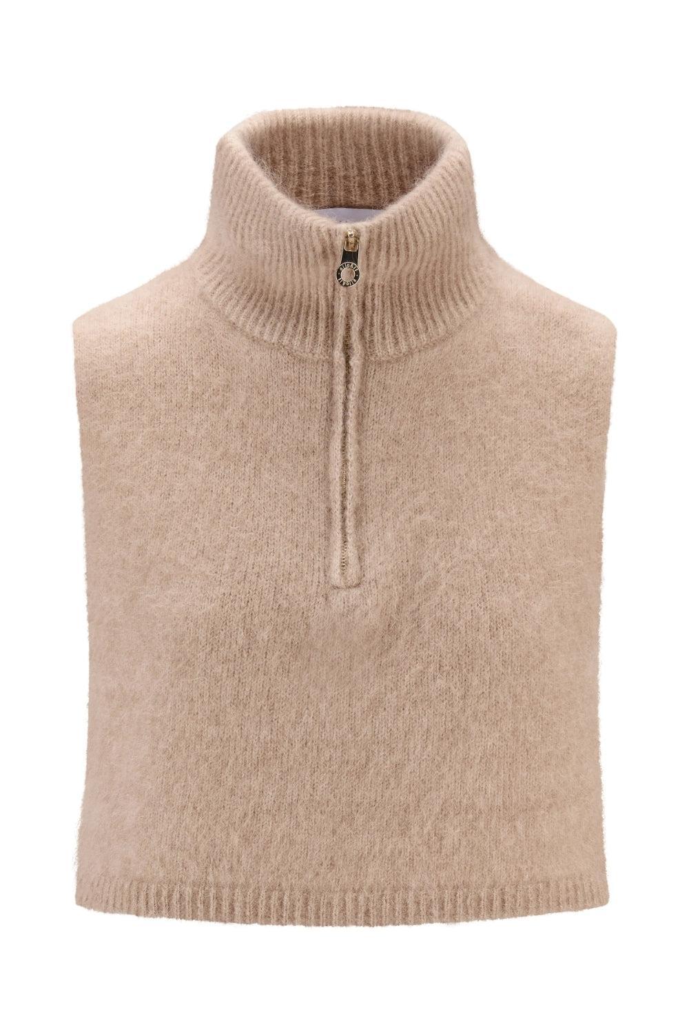 Belinda Chunky High Neck Hazel Beige