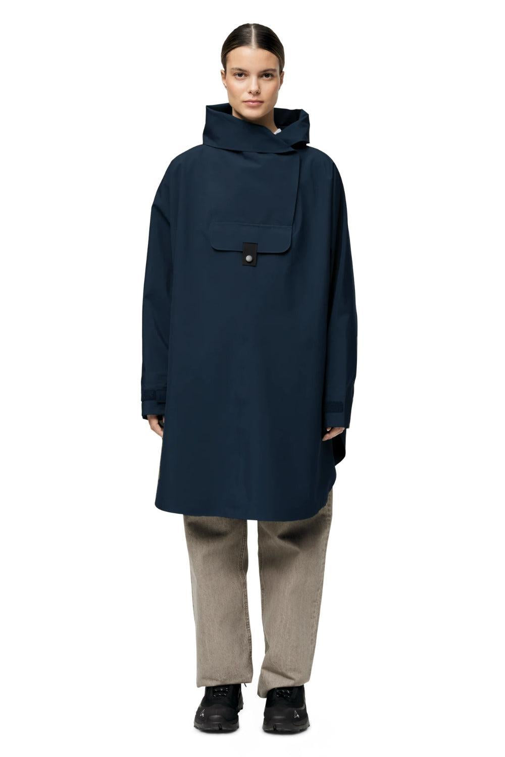 Bergen Poncho Deep Sea