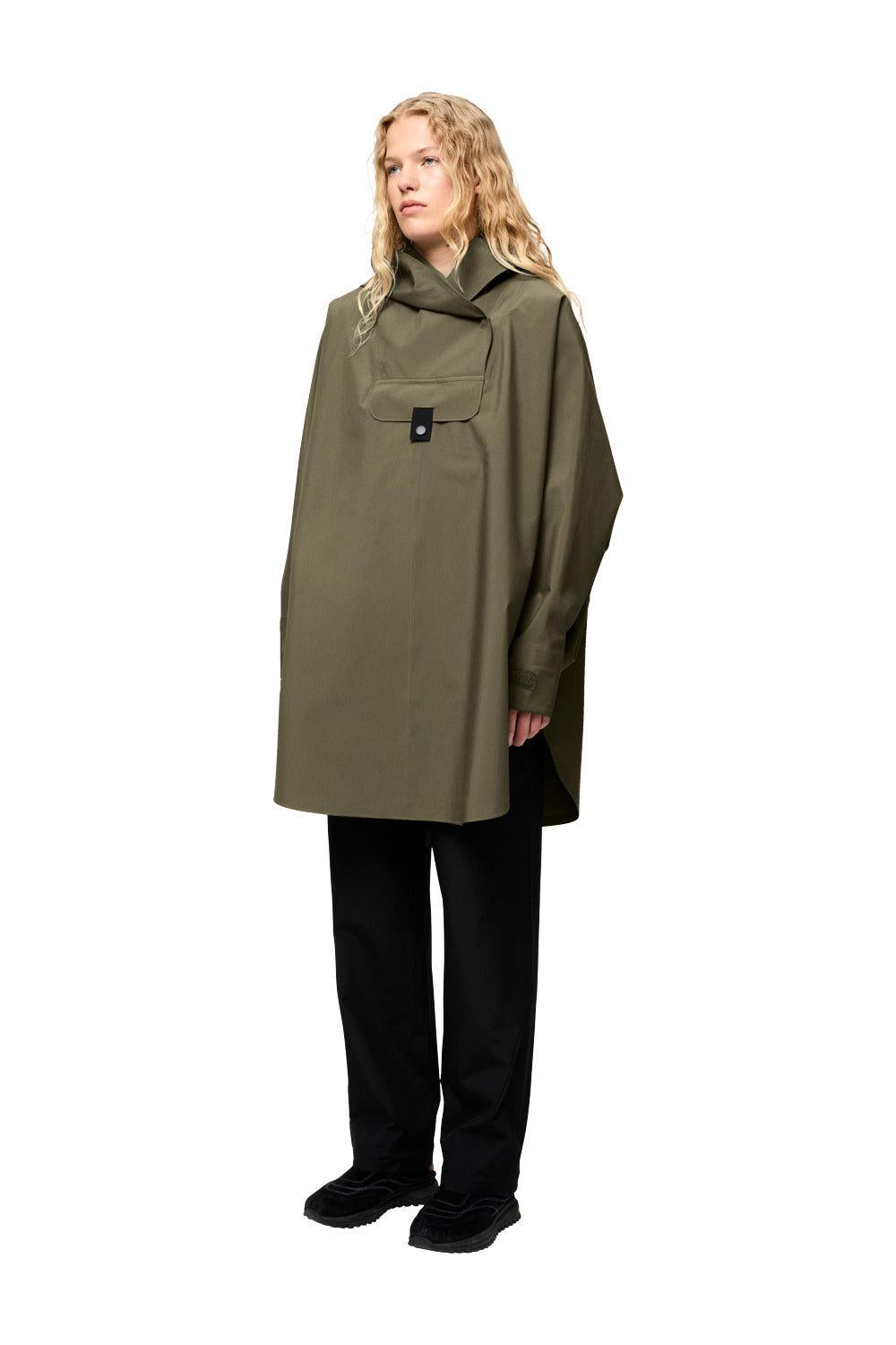 Bergen Poncho Grape Leaf