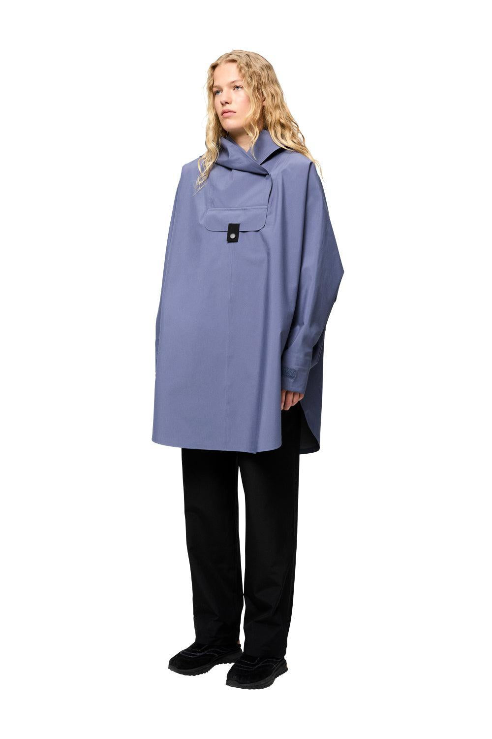Bergen Poncho Night Shadow