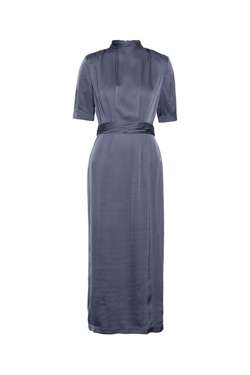 Beronia Dress Mid Blue