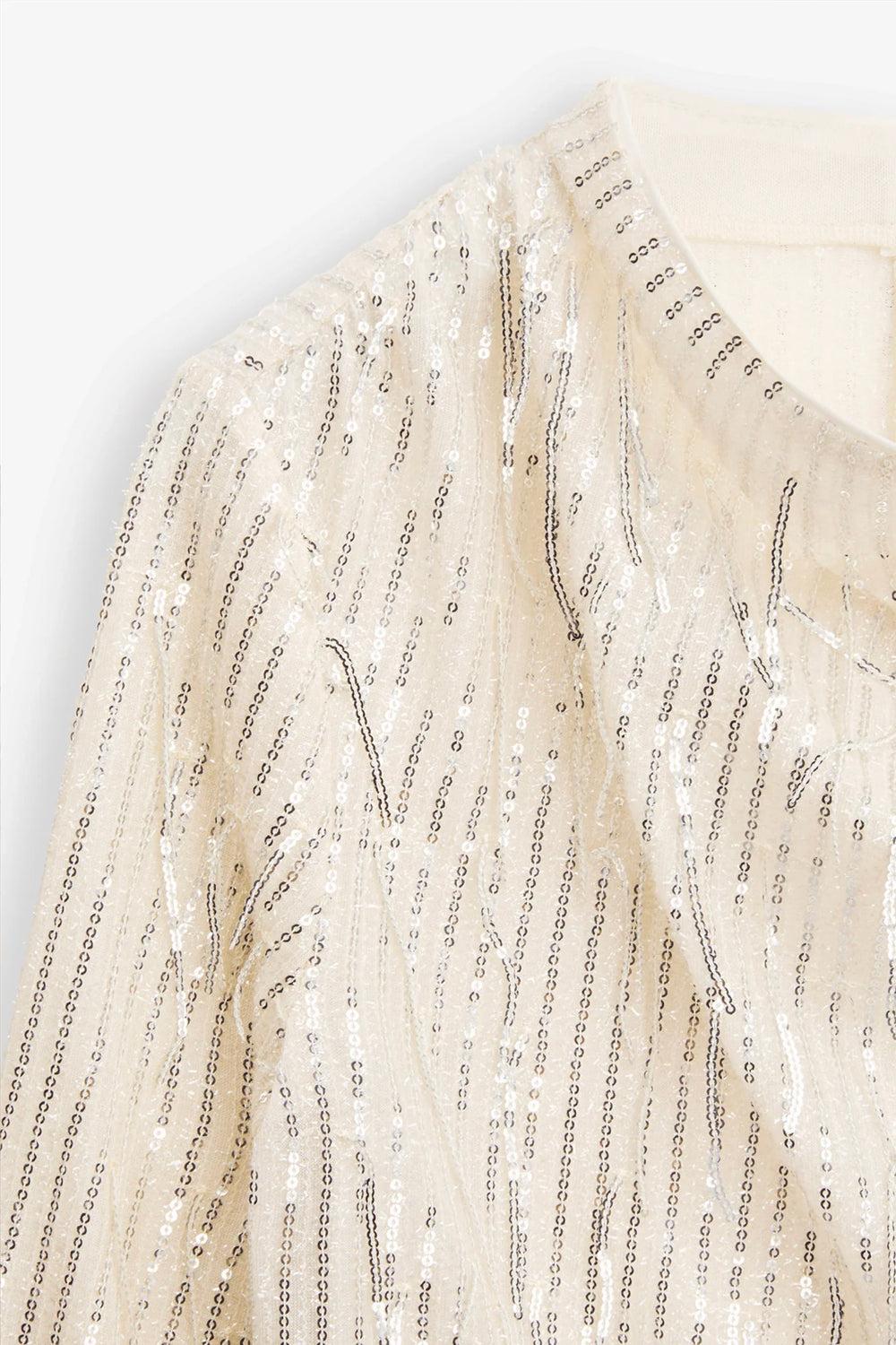 Beverly Fringe Top Lt Gold