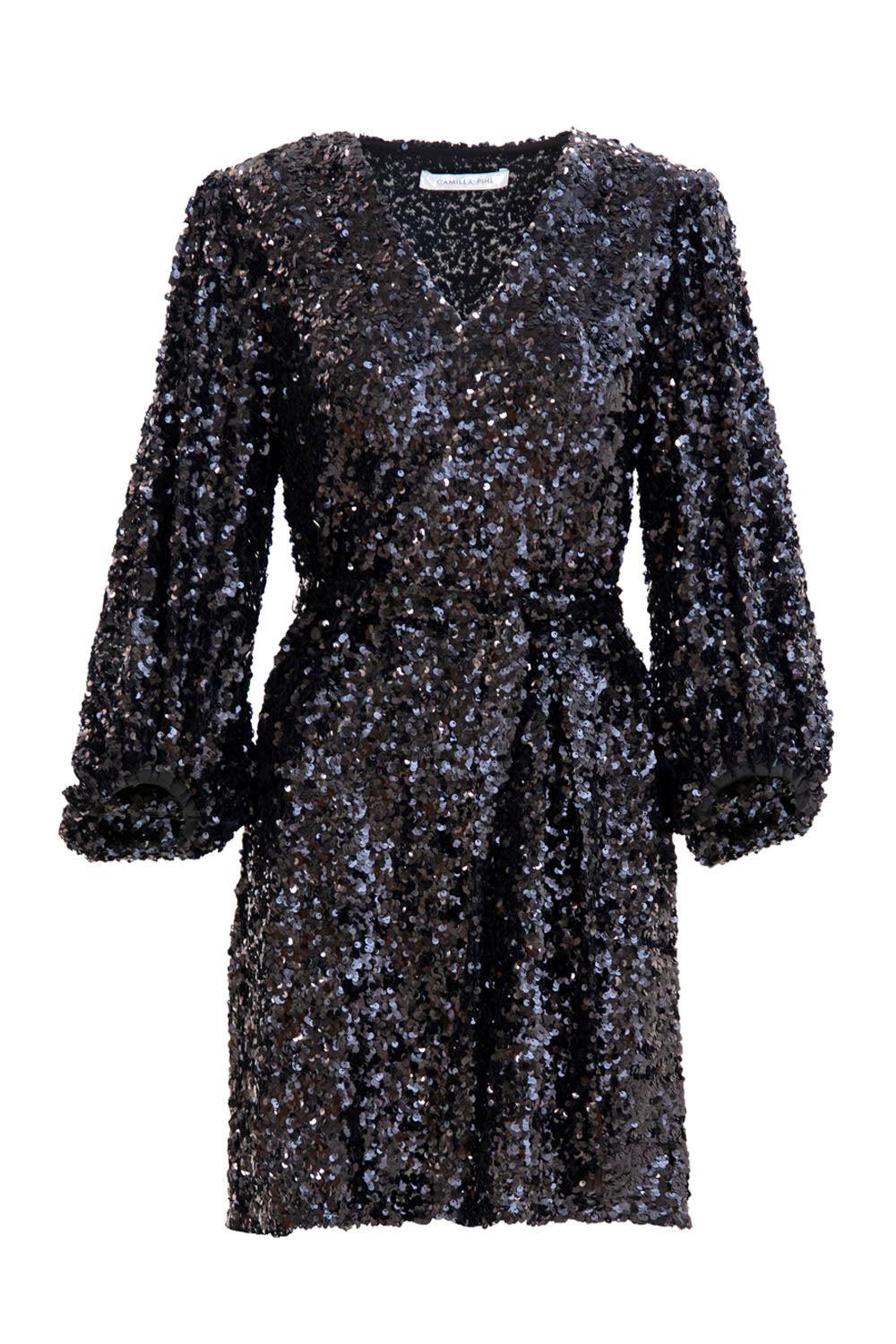 Bianca Sequin Dress Black