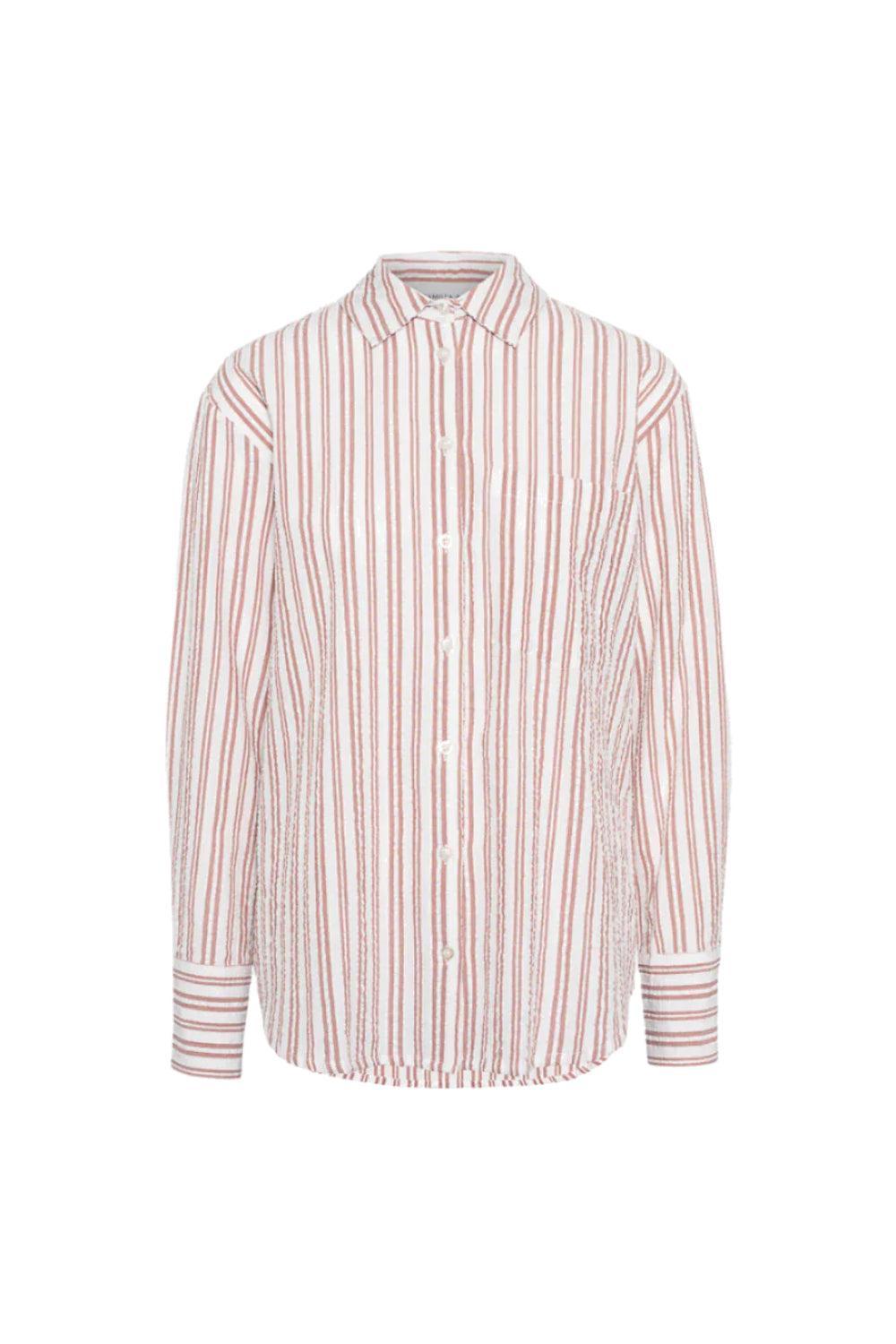 Bibi Crepe Shirt Terracotta