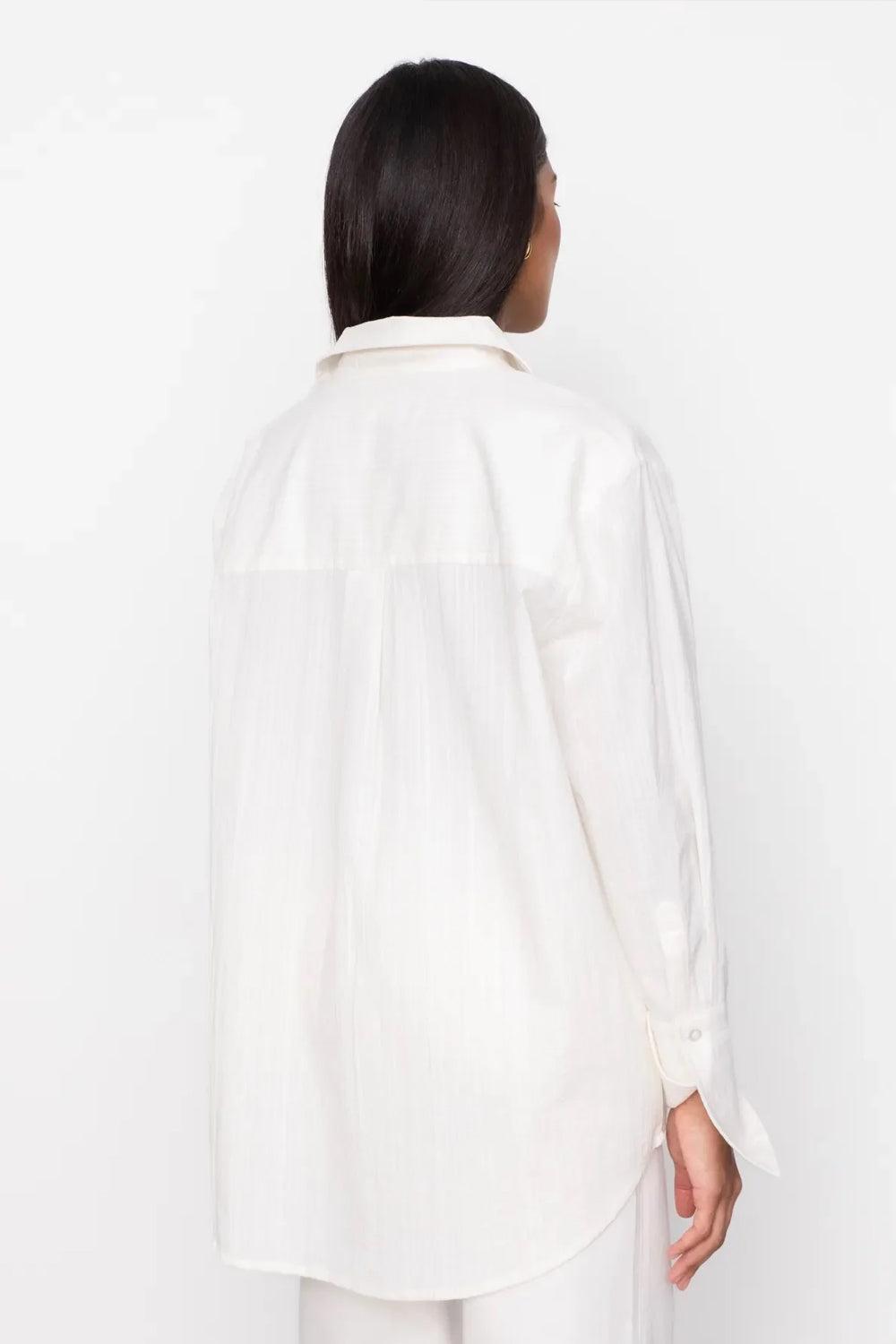 Bibi Crepe Shirt White