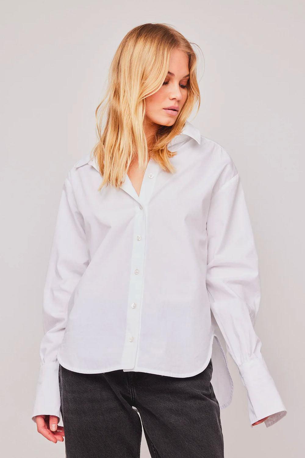 Bleeker Logo Shirt optical white