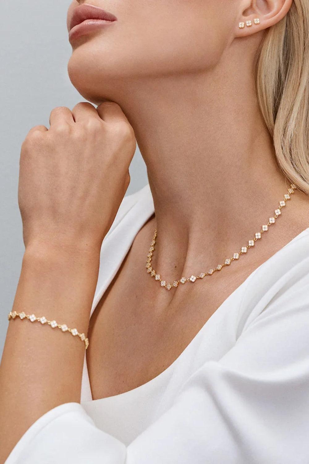 Blossom Bracelet Gold 17cm