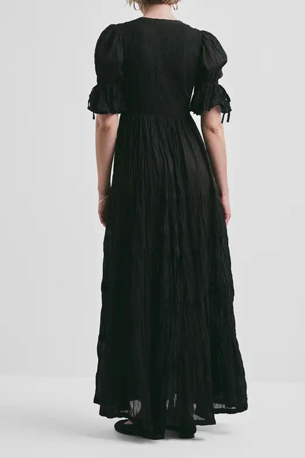 Bohemian Relaxed Dress Black