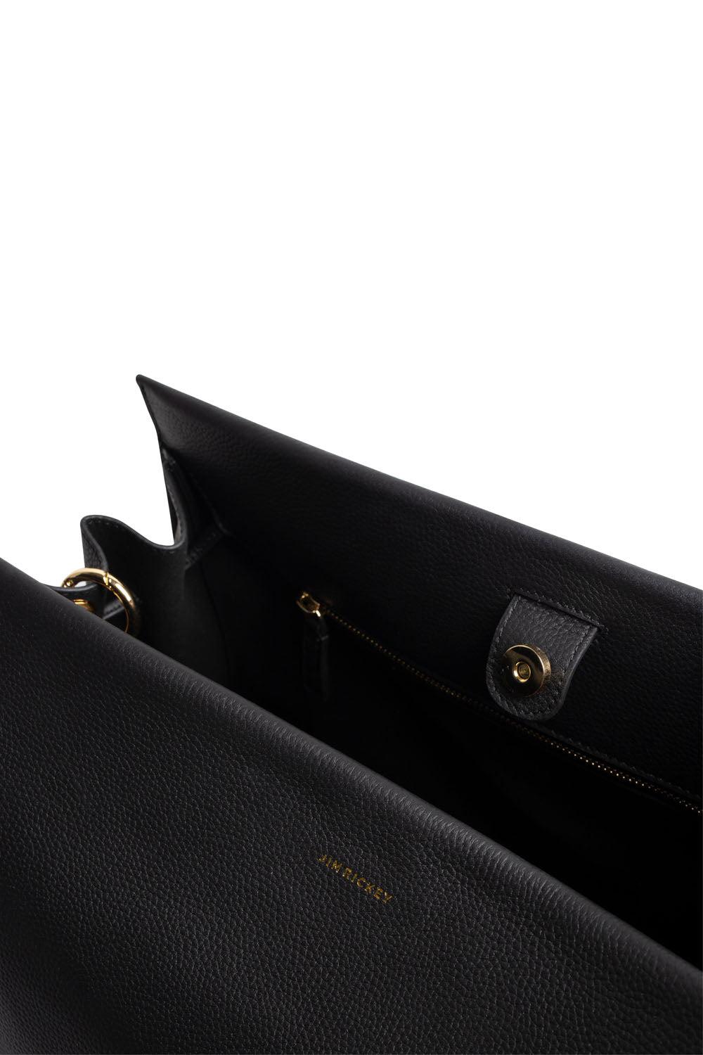 Bonnie Medium Grained Leather Black