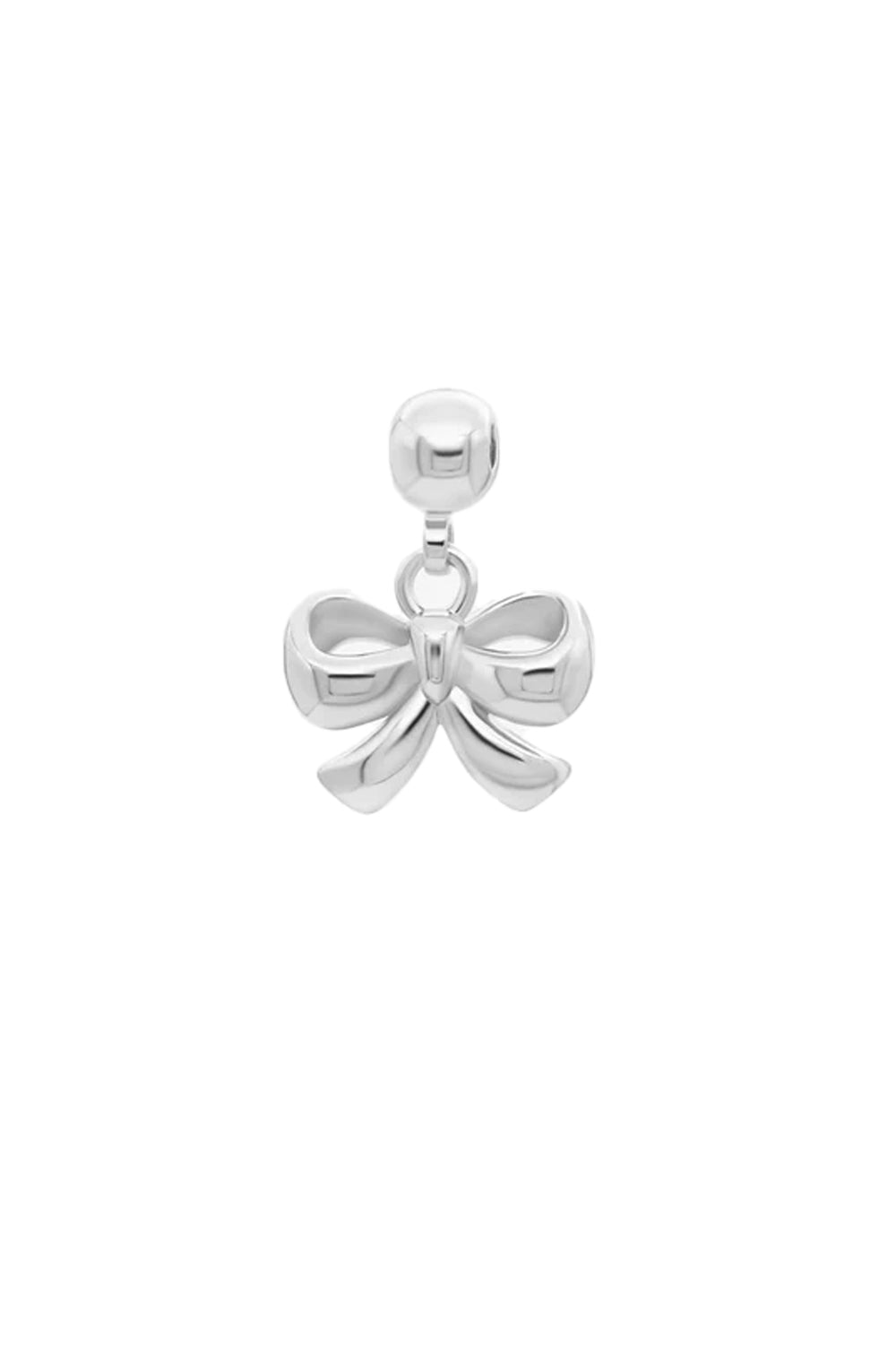 Bow Charm Silver