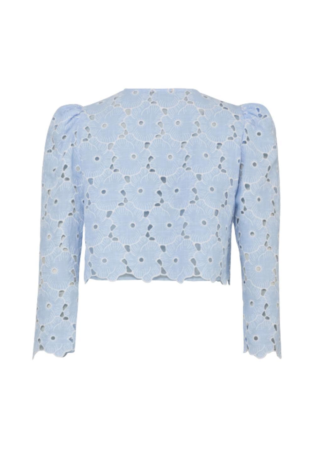 Broderie Anglaise Jacket light Blue