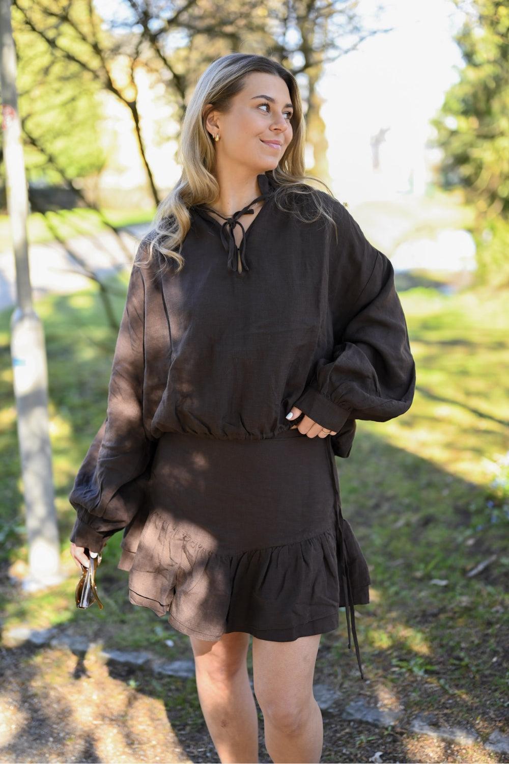Brooke Blouse Cocoa Brown