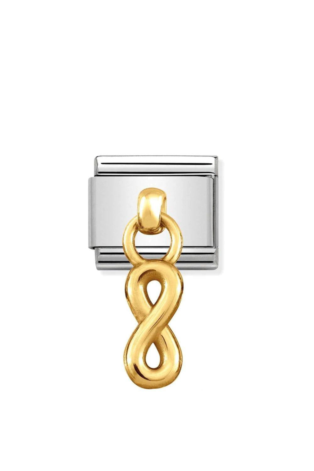 CHARMS 18k Gold Infinity Pendant