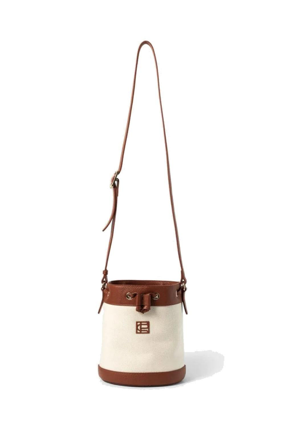Canvas Bucket Bag Brun