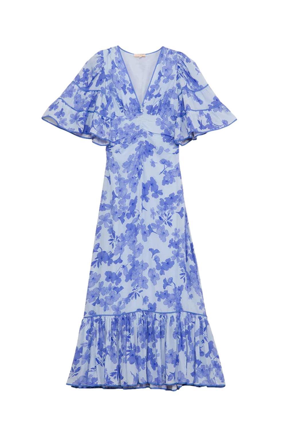 Chiffon Gown Sky Blue