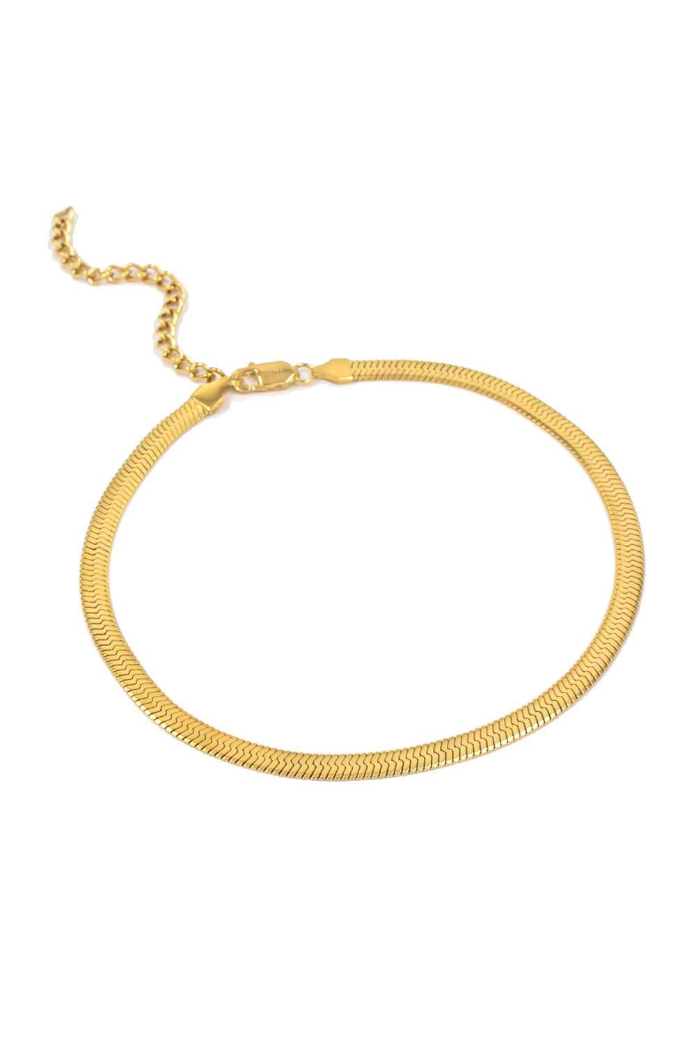 Choker Bone Chain Gold