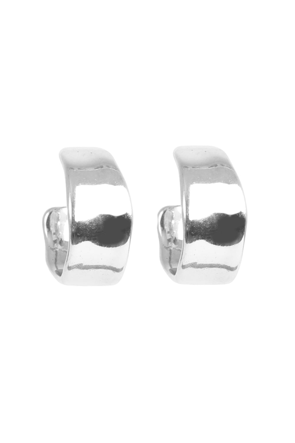 Chunky Big Hoops Silver